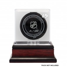 Nashville Predators Fanatics Authentic Mahogany Hockey Puck Logo Display Case