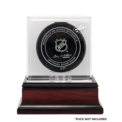 Шайба Minnesota Wild Fanatics Authentic Mahogany Logo Display Case