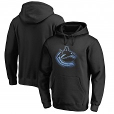Vancouver Canucks Black Rinkside Pond Hockey Pullover Hoodie