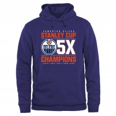 Edmonton Oilers Rinkside Royal Victor Pullover Hoodie