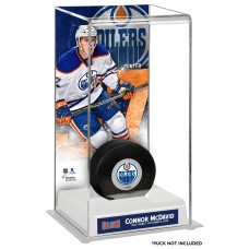 Кейс для шайбы Edmonton Oilers Connor McDavid Fanatics Authentic NHL Debut Deluxe Tall
