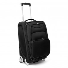 Boston Bruins MOJO 21 Softside Rolling Carry-On Suitcase - Black