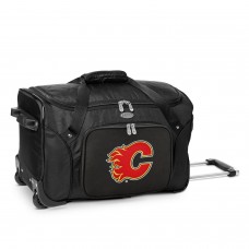 Спортивная сумка на колесах Calgary Flames MOJO 22 - Black