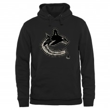 Vancouver Canucks Black Team Rink Warrior Pullover Hoodie