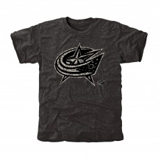Columbus Blue Jackets Black Rink Warrior Tri-Blend T-Shirt