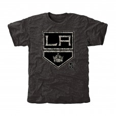 Los Angeles Kings Black Rink Warrior Tri-Blend T-Shirt