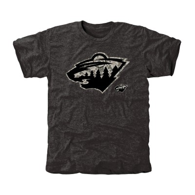 Футболка Minnesota Wild Black Rink Warrior Tri-Blend