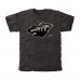 Футболка Minnesota Wild Black Rink Warrior Tri-Blend