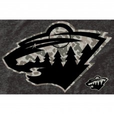 Футболка Minnesota Wild Black Rink Warrior Tri-Blend