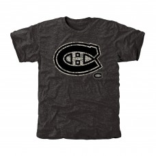 Montreal Canadiens Black Rink Warrior Tri-Blend T-Shirt