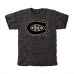Montreal Canadiens Black Rink Warrior Tri-Blend T-Shirt