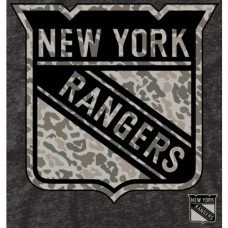 Футболка New York Rangers Black Rink Warrior Tri-Blend