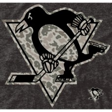Футболка Pittsburgh Penguins Black Rink Warrior Tri-Blend
