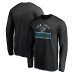 Футболка San Jose Sharks Black Rink Warrior Tri-Blend