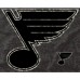 St. Louis Blues Black Rink Warrior Tri-Blend T-Shirt