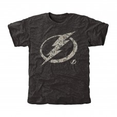 Футболка Tampa Bay Lightning Black Rink Warrior Tri-Blend