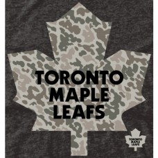 Toronto Maple Leafs Black Rink Warrior Tri-Blend T-Shirt