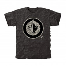 Футболка Winnipeg Jets Black Rink Warrior Tri-Blend