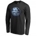 New York Islanders Black Pond Hockey Long Sleeve T-Shirt