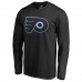 Футболка с длинным рукавом Philadelphia Flyers Pond Hockey - Black