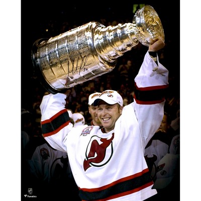Autographed New Jersey Devils Martin Brodeur Fanatics Authentic 16 x 20 Raising Cup Photograph