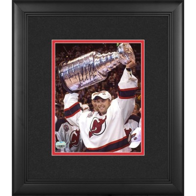 Autographed New Jersey Devils Martin Brodeur Fanatics Authentic Framed 8 x 10 Raising Cup Photograph
