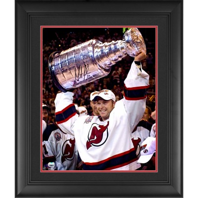 Autographed New Jersey Devils Martin Brodeur Fanatics Authentic Framed 16 x 20 Raising Cup Photograph