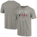 Футболка Carolina Hurricanes Ash Heritage Tri-Blend