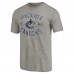 Vancouver Canucks Ash Heritage Tri-Blend T-Shirt