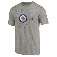 Футболка Winnipeg Jets Heritage Tri-Blend - Ash