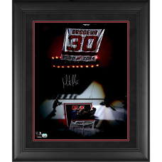 Фото с автографом New Jersey Devils Martin Brodeur Fanatics Authentic Framed 16 x 20 Jersey Retirement Night Banner Raising