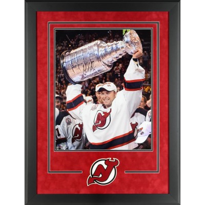 Autographed New Jersey Devils Martin Brodeur Fanatics Authentic Deluxe Framed 16 x 20 Raising Cup Photograph