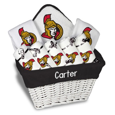 Подарочная корзина Ottawa Senators Newborn & Infant Personalized Large - White