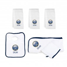 Newborn & Малышам Buffalo Sabres White Personalized Medium Gift Basket