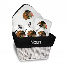 Newborn & Малышам Chicago Blackhawks White Personalized Medium Gift Basket Newborn & Малышам Chicago Blackhawks White Personalized Medium Gift Basket