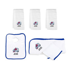 Подарочная корзина Colorado Avalanche Newborn & Infant Personalized Medium - White Подарочная корзина Colorado Avalanche Newborn & Infant Personalized Medium - White