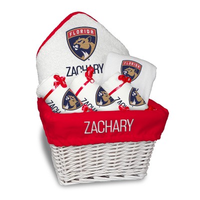 Подарочная корзина Florida Panthers Newborn & Infant Personalized Medium - White