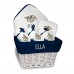 Nashville Predators Newborn & Infant Personalized Medium Gift Basket - White