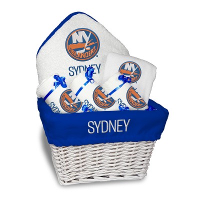 Подарочная корзина New York Islanders Newborn & Infant Personalized Medium - White