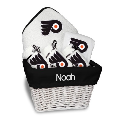 Подарочная корзина Philadelphia Flyers Newborn & Infant Personalized Medium - White