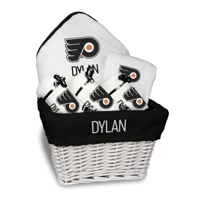 Подарочная корзина Philadelphia Flyers Newborn & Infant Personalized Medium - White