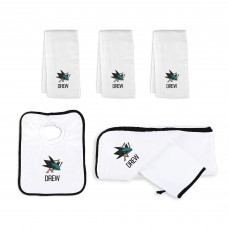 Подарочная корзина San Jose Sharks Newborn & Infant Personalized Medium - White