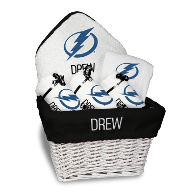 Подарочная корзина Tampa Bay Lightning Newborn & Infant Personalized Medium - White