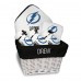 Подарочная корзина Tampa Bay Lightning Newborn & Infant Personalized Medium - White