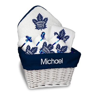 Подарочная корзина Toronto Maple Leafs Newborn & Infant Personalized Medium - White