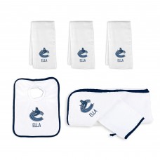 Подарочная корзина Vancouver Canucks Newborn & Infant Personalized Medium - White