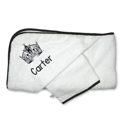 Полотенце с капюшоном Los Angeles Kings Infant Personalized - White