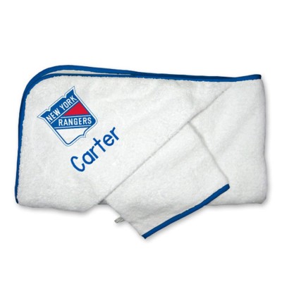 Полотенце с капюшоном New York Rangers Infant Personalized - White