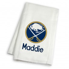 Buffalo Sabres Infant Personalized Burp Cloth - White