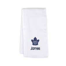 Toronto Maple Leafs Infant Personalized Burp Cloth - White